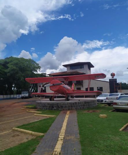 Réplica em exposição em Foz do Iguaçu. Foto: divulgação/PMFI