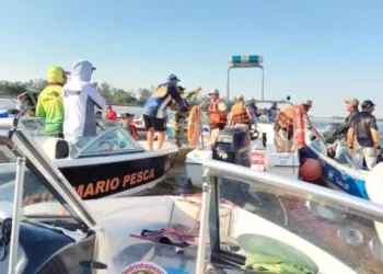 Desavença no Rio Paraná. Foto: El Litoral