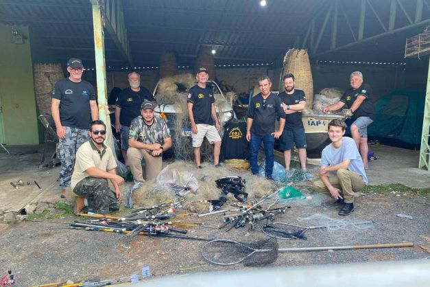 Pesca ilegal: Estado finaliza a Piracema com 23 flagrantes e quase R$ 450 mil em multas
Fotos: Comunicação IAT