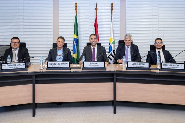 Novos diretores da Itaipu. Foto: Rafa Kondlatsch / Itaipu Binacional