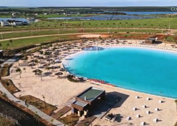 Lago inaugurado na sexta-feira (24). Fotos: captação de vídeo promocional.