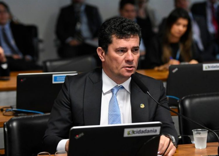 Senador Sérgio Moro era o alvo da organização criminosa. Foto: Roque de Sá/Agência Senado.