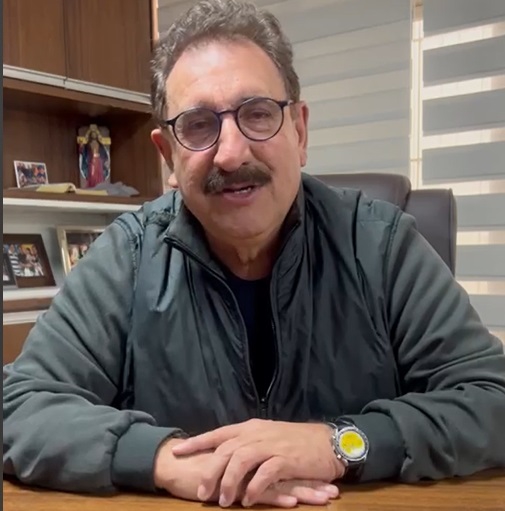 Foto: captura de vídeo postado pelo apresentador.