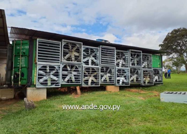 Mineradora fechada pela ANDE. Foto: divulgação