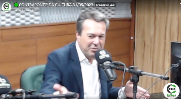 Nunes, em entrevista ao programa Contraponto. Foto: captação de vídeo