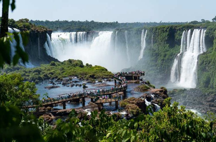 Passarela das Cataratas do Iguaçu. Foto:  Marcos Labanca