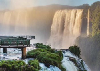 Amanhecer nas Cataratas do Iguaçu. Foto: divulgação
