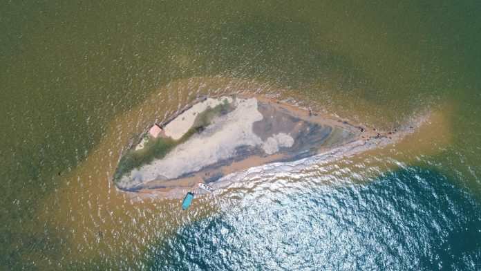 Vista área de las Dunas de San Cosme y Damián. Foto: Conaderna