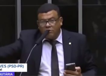 Foto: captura de vídeo da Câmara dos Deputados