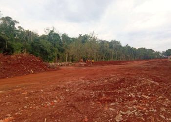 Obras de terraplanagem começaram esta semana. Foto: Não Viu?