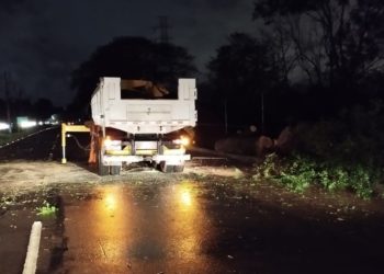 Estragos em Foz. Foto: divulgação