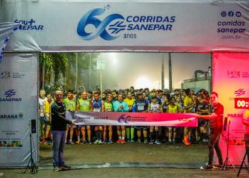 Etapa regional do Circuito Corrida de Rua Sanepar reuniu mais de 1000 atletas da região de Foz do Iguaçu. Foto: divulgação