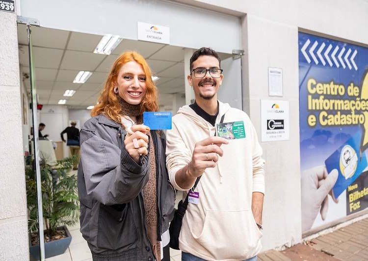 Estudantes de Foz já estão aproveitando o benefício. Foto: Thiago Dutra/PMFI