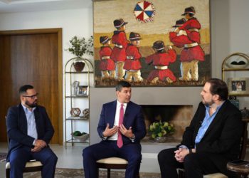 Peña concedeu entrevista exclusiva ao Unicanal. Foto: Twitter/@SantiPenap