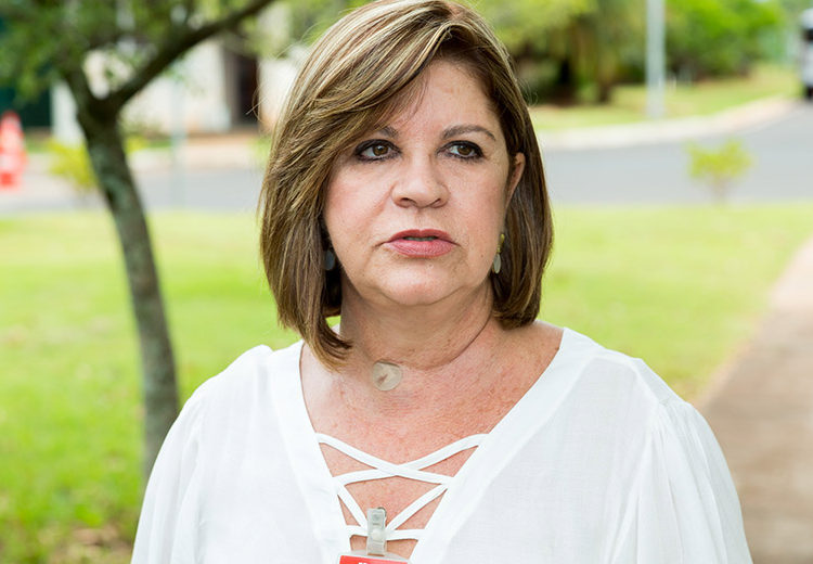 Marta Costard, em 2015. Foto: Alexandre Marchetti/ Itaipu Binacional