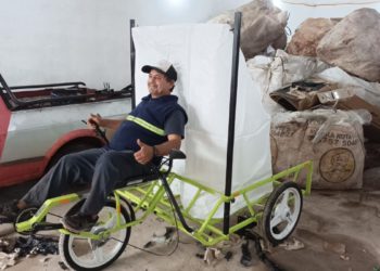 Bicicarros que serão usados pelos coletores de recicláveis. Foto: LaVozDeCataratas
