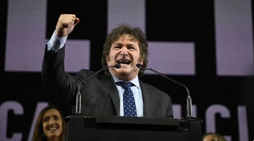 Candidato de direito pode ser o próximo presidente da Argentina. Foto: reprodução Twitter