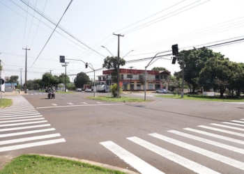 Localização do novo semáforo. Foto: Thiago Dutra/PMFI