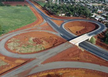 Estágio atual das obras da perimetral. Fotos: DER/Divulgação