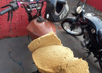 Vejam o estado de uma das motos tiradas de circulação. Foto: GM/Divulgação