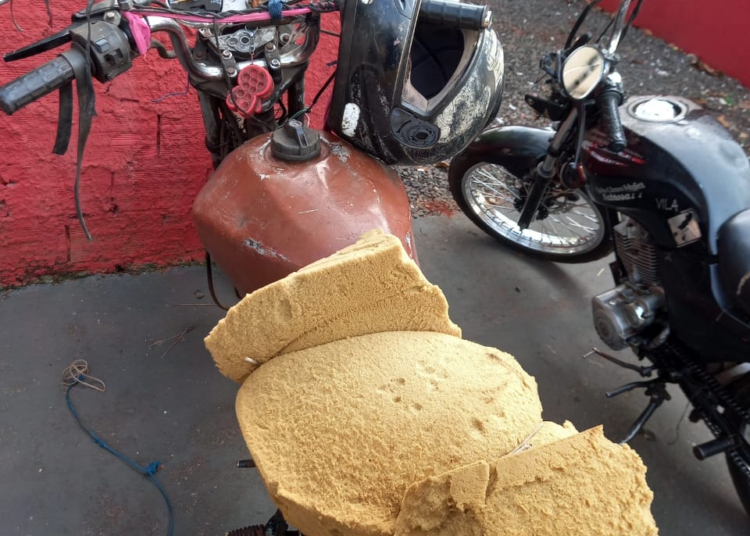 Vejam o estado de uma das motos tiradas de circulação. Foto: GM/Divulgação