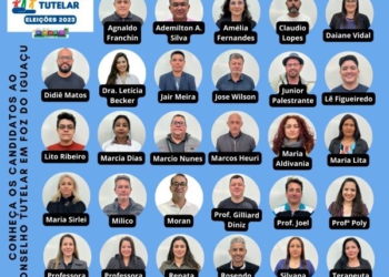 Candidatos que disputam a eleição. Foto: PMFI