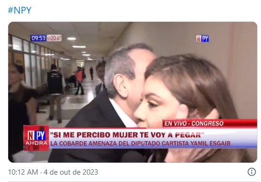 Foto: captação de vídeo que circula nas redes sociais do Paraguai.
