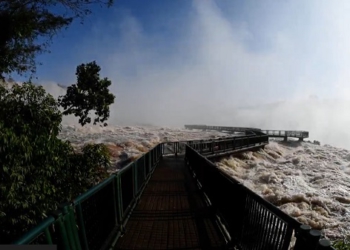 Cataratas com vazão espetacular. Foto: divulgação