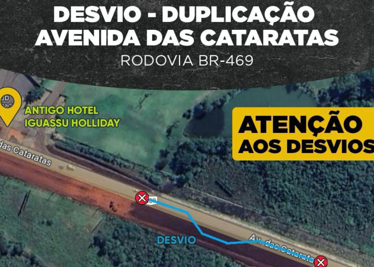 Novo desvio. Foto: divulgação