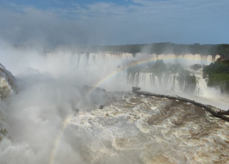 Passarela reaberta. Foto: EquipeCataratas