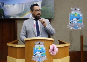 Vereador João Morales. Foto: Christian Rizzi/Câmara Foz