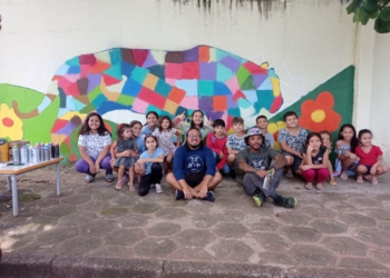 Os alunos iniciaram os trabalhos desta atividade na sexta-feira, 24 de novembro, onde conheceram um pouco sobre o Projeto Onças do Iguaçu.