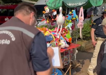 Operação na Região do Parque Nacional do Iguaçu, Foto: captação de vídeo