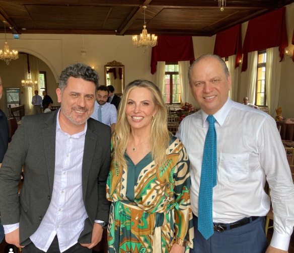 Gilmar Piolla, Cida Borghetti (ex-governadora do Paraná) e Ricardo Barros. Foto: postagem no Instagram