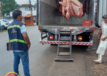 Fiscalização em Ciudad del Este. Foto: divulgação