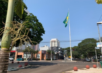 Centro de Foz do Iguaçu. Foto: Elias Dandolini/Cortesia