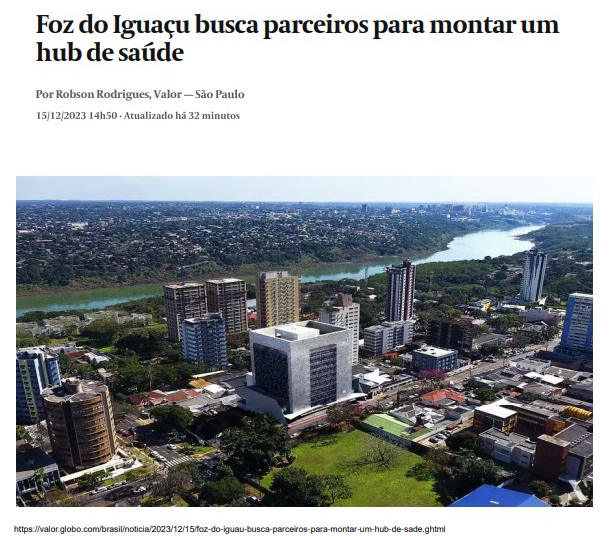 Foto da publicação do valor.