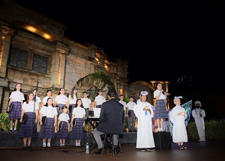 A Cantata de Natal do Coral do Colégio São Paulo Apóstolo. Foto: Diogo Justus – Marco das 3 Fronteiras