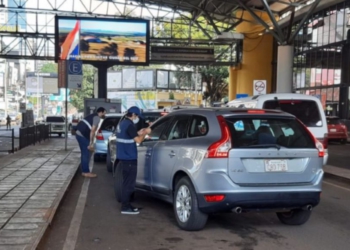 Aduana paraguaia na Ponte da Amizade. Foto: divulgação