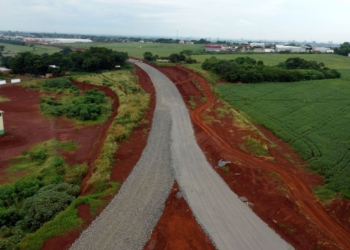 Obras da Perimetral Leste em andamento em Foz. Fotos: DER-PR