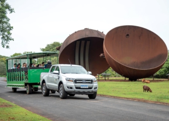 Passeio na Itaipu. Foto: Rubens Fraulini/IB