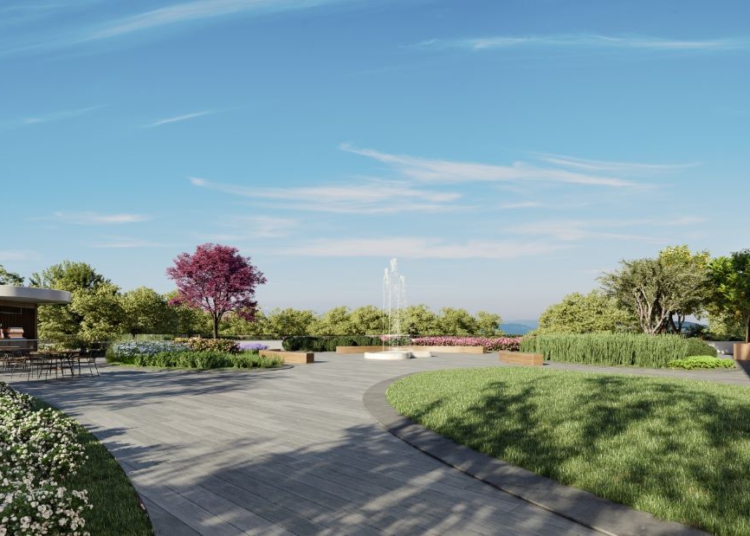 Como ficará o Jardim Terapêutico. Ilustração: divulgação