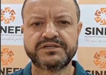 PH em vídeo divulgado sobre o impasse na Itaipu. Foto: captura de vídeo