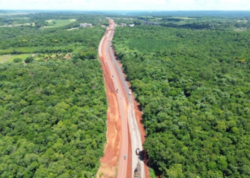 Fotos divulgadas pelo DER-PR mostram o estágio das obras de duplicação da Rodovia das Cataratas