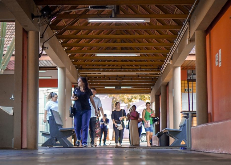 Mais de 70% os inscritos no concurso fizeram as provas. Foto: Captação de vídeo/Video Up