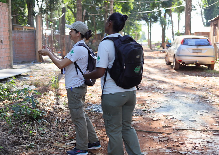 Mobilização em andamento no Bubas nesta segunda-feira. Foto: PMFI/Divulgação