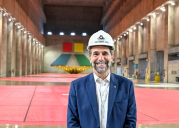 Enio Verri, diretor-geral brasileiro da Itaipu Binacional Foto:  Rafa Kondlatsch/Itaipu Binacional