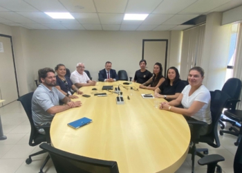Reunião desta sexta-feira na PF. Foto: divulgação