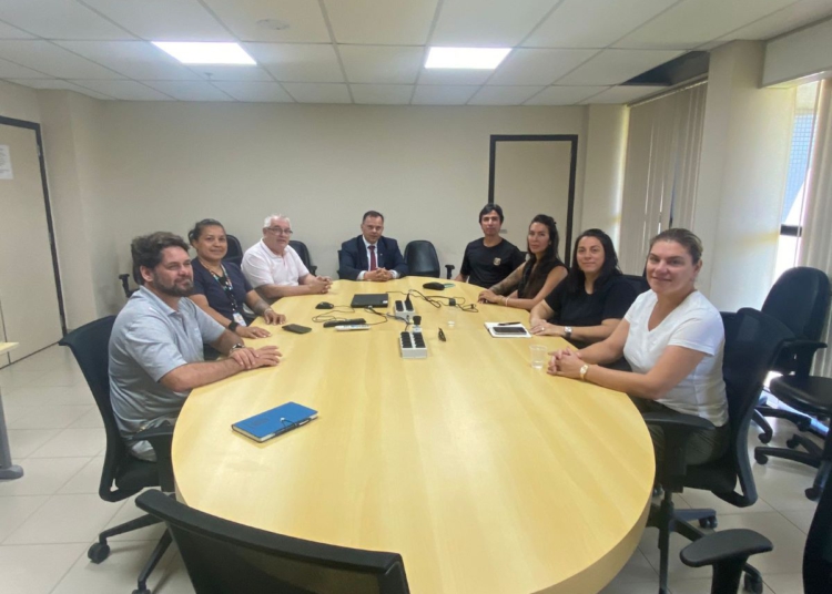 Reunião desta sexta-feira na PF. Foto: divulgação