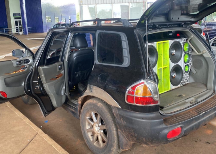 Veículo apreendido. Foto: divulgação